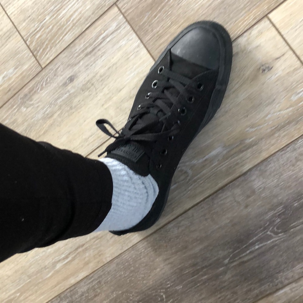 Black Converse  -Men’s Size 10